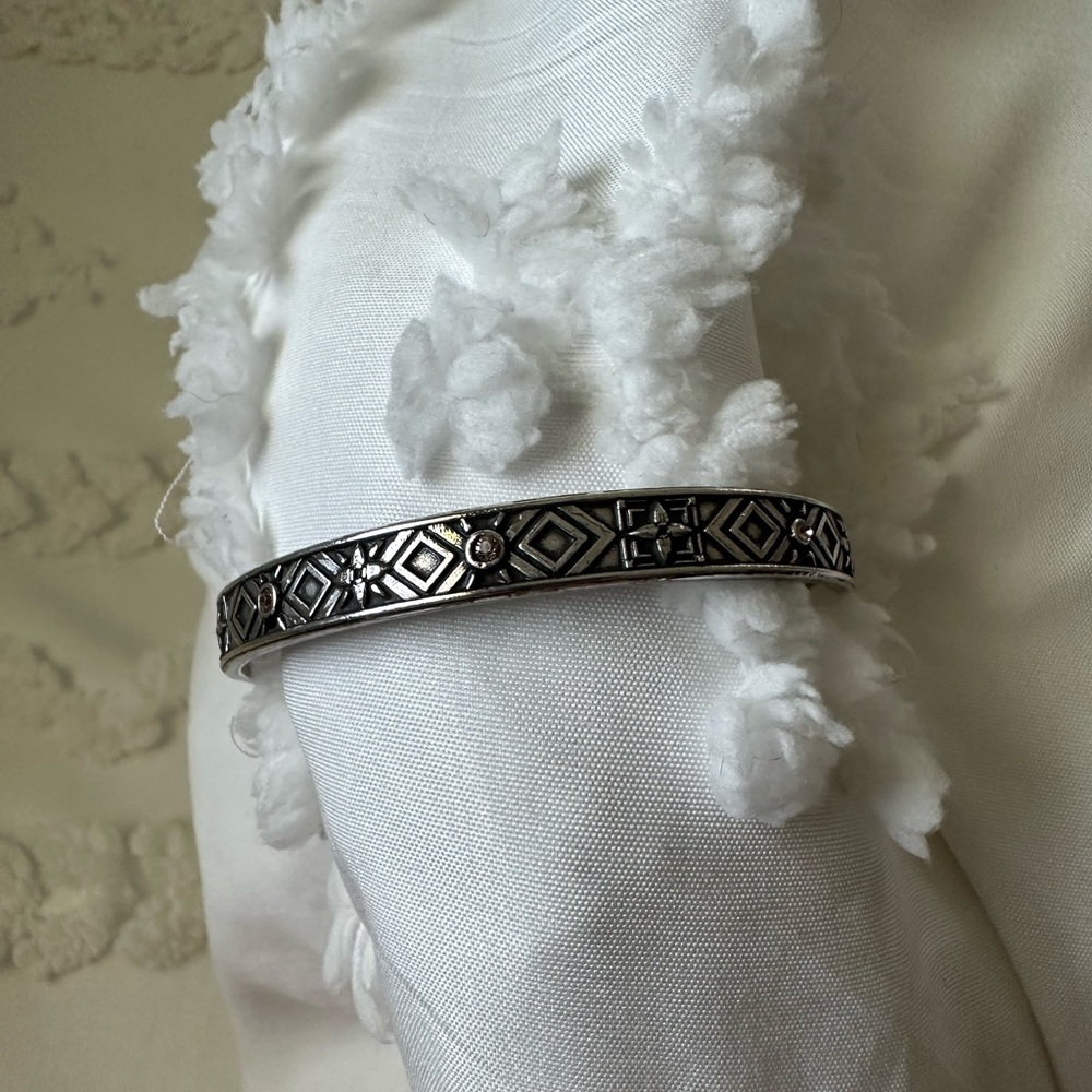 Alex and Ani silver cuff bracelet - Picture 3 of 6